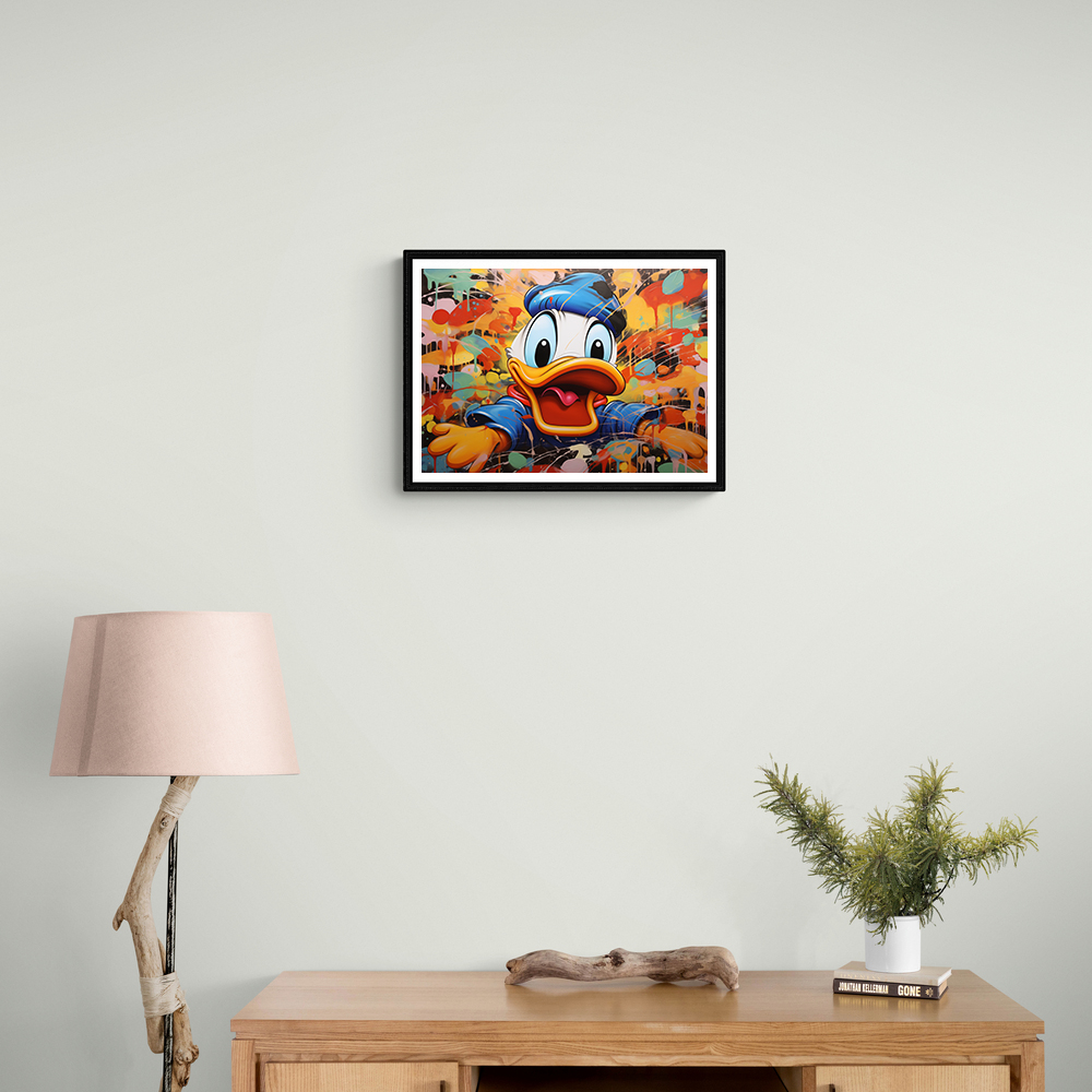 Graffiti Duck Wall Art