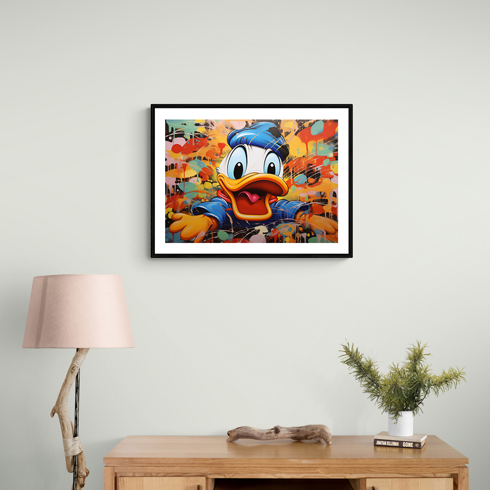 Graffiti Duck Wall Art