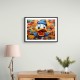 Graffiti Duck Wall Art