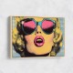 Marilyn Pink Lips Pop Art Marilyn Pink Lips Pop Art