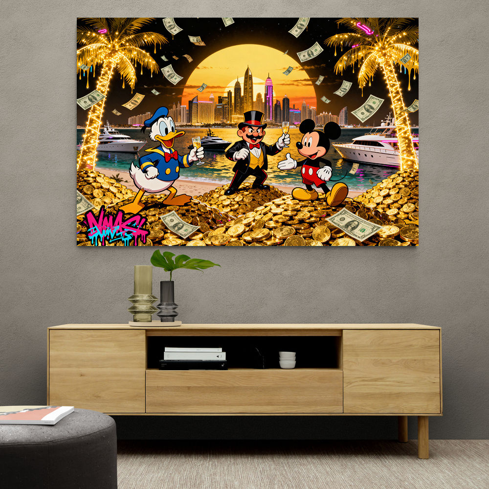 Mirage of Plenty Donald - Monopoly - Micky Wall Art