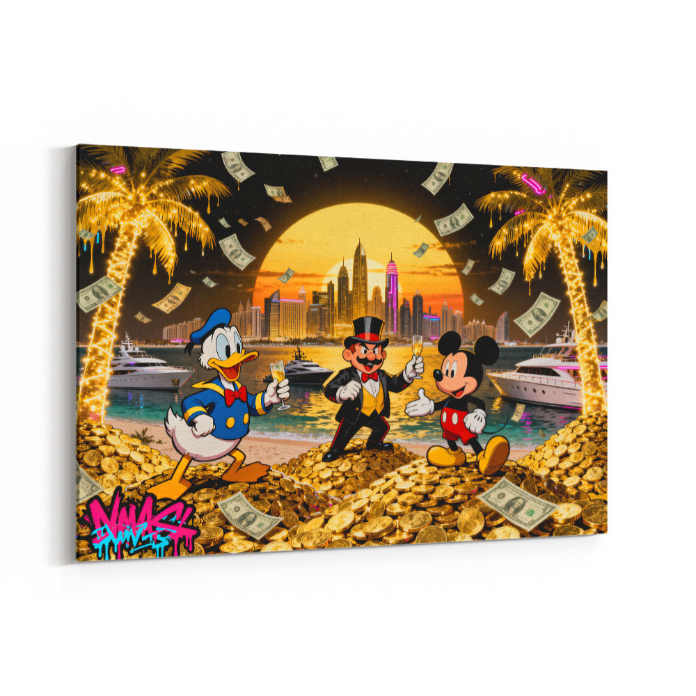 Mirage of Plenty Donald - Monopoly - Micky Wall Art