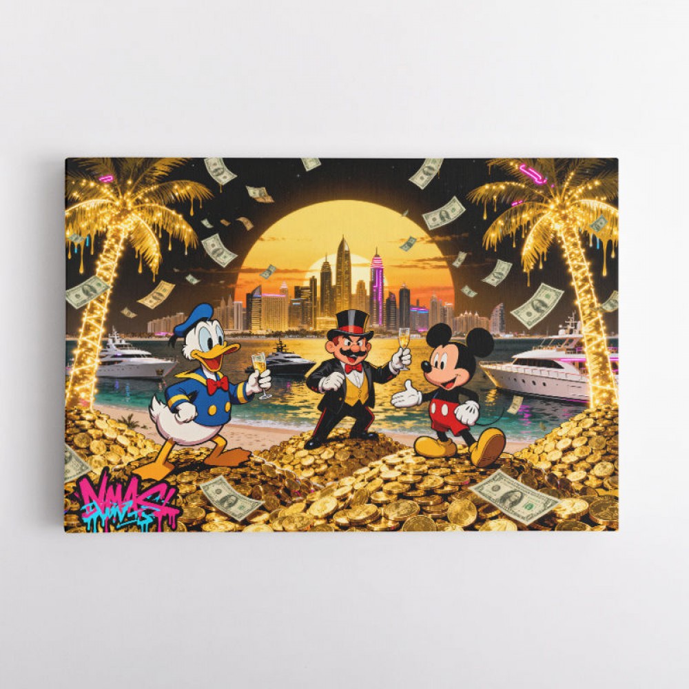 Mirage of Plenty Donald - Monopoly - Micky Wall Art