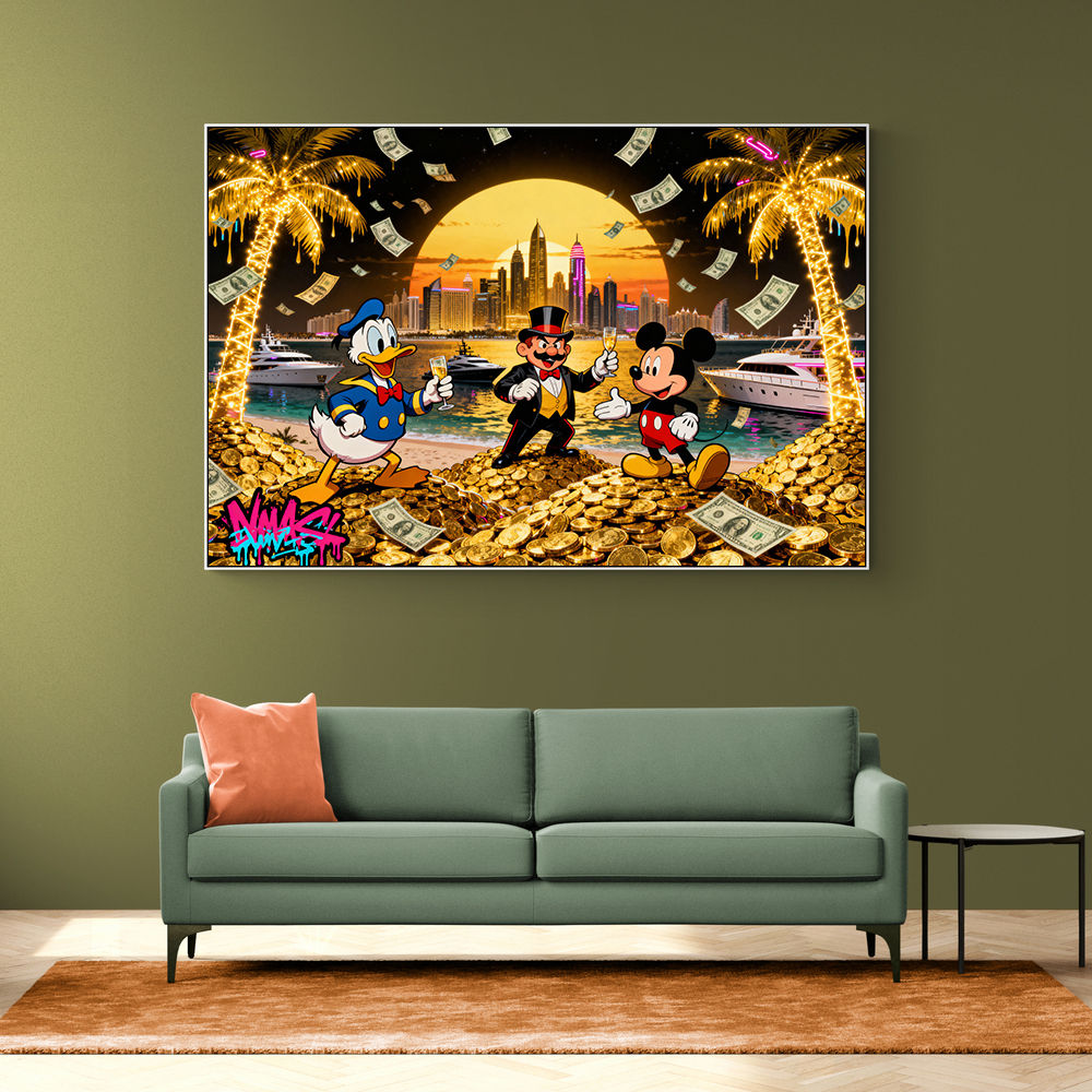 Mirage of Plenty Donald - Monopoly - Micky Wall Art
