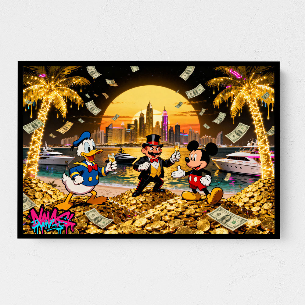 Mirage of Plenty Donald - Monopoly - Micky Wall Art