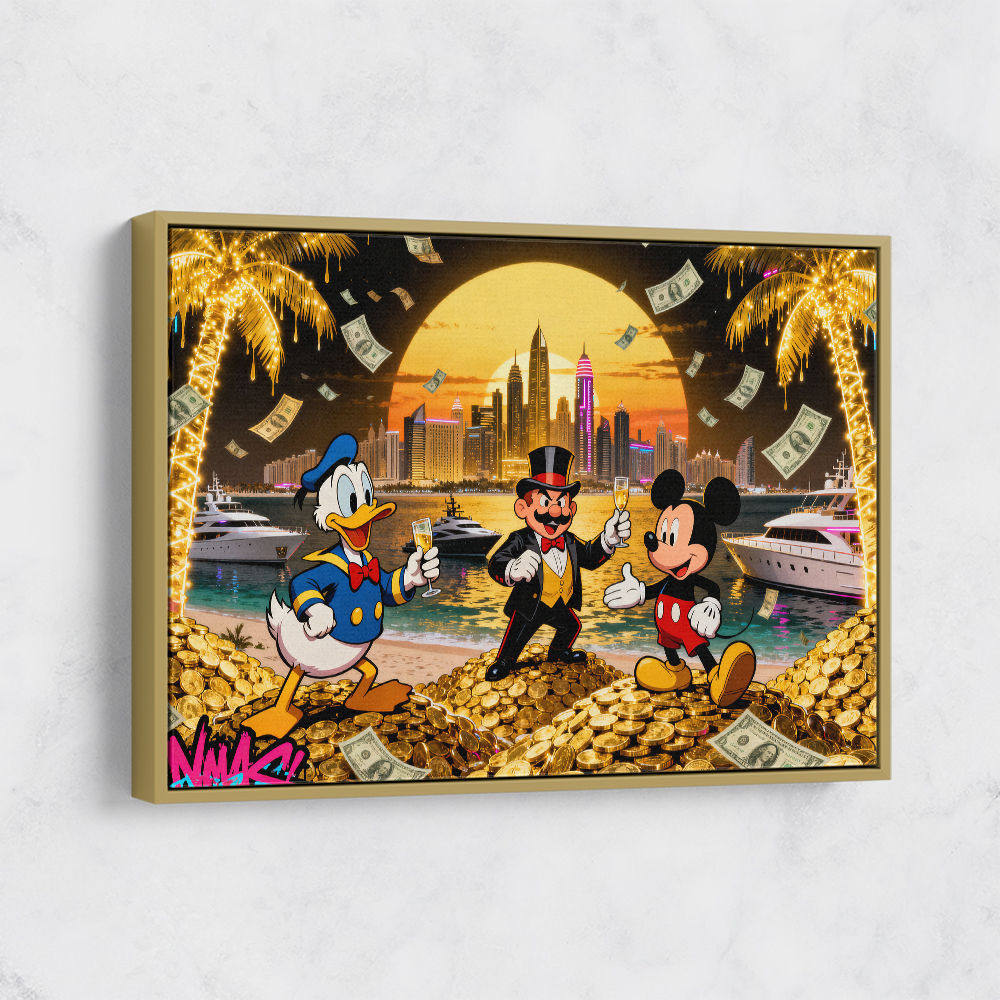 Mirage of Plenty Donald - Monopoly - Micky Wall Art