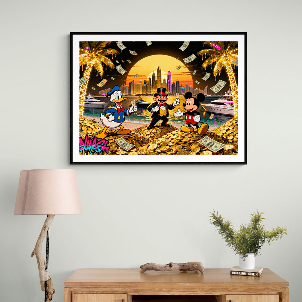 Mirage of Plenty Donald - Monopoly - Micky Wall Art