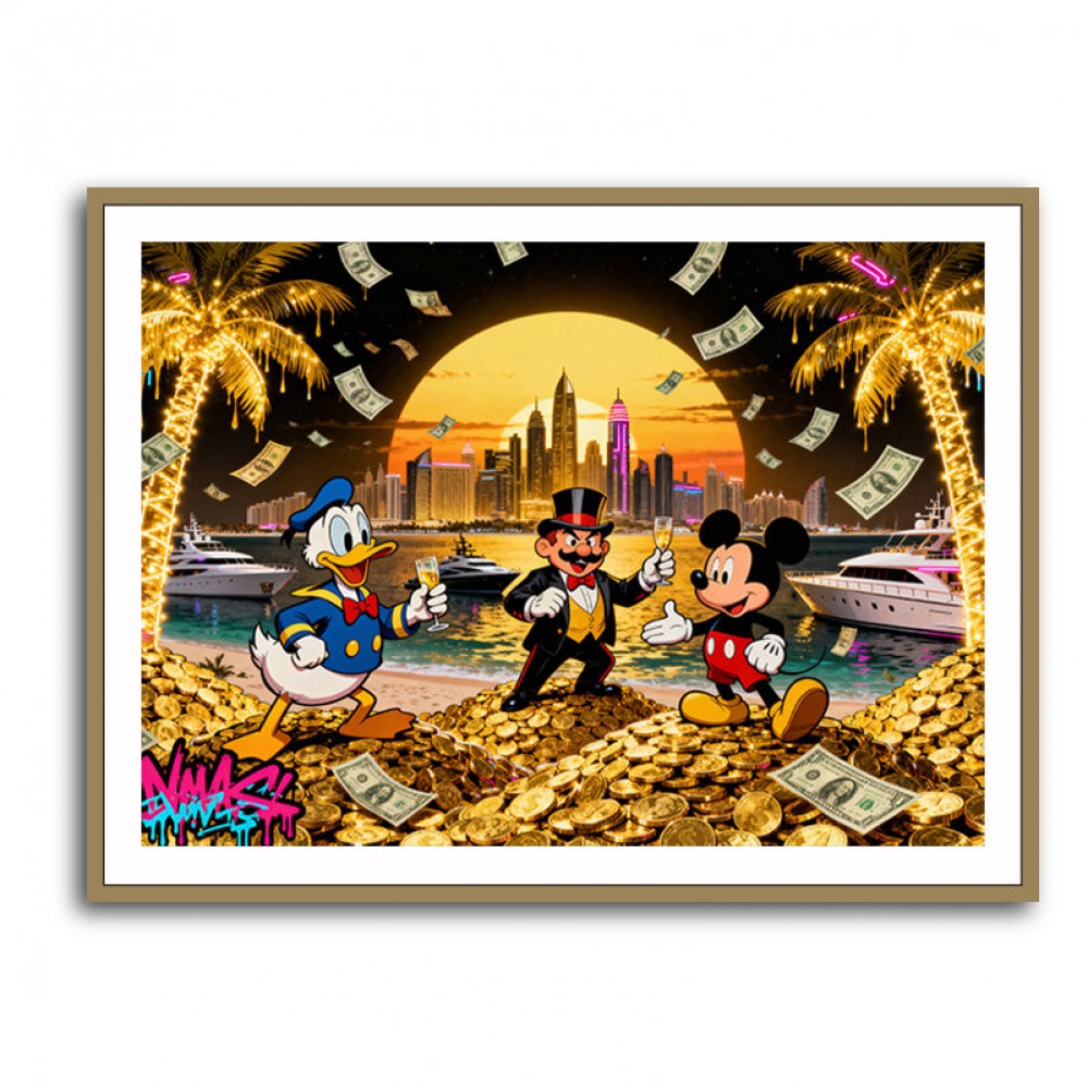 Mirage of Plenty Donald - Monopoly - Micky Wall Art