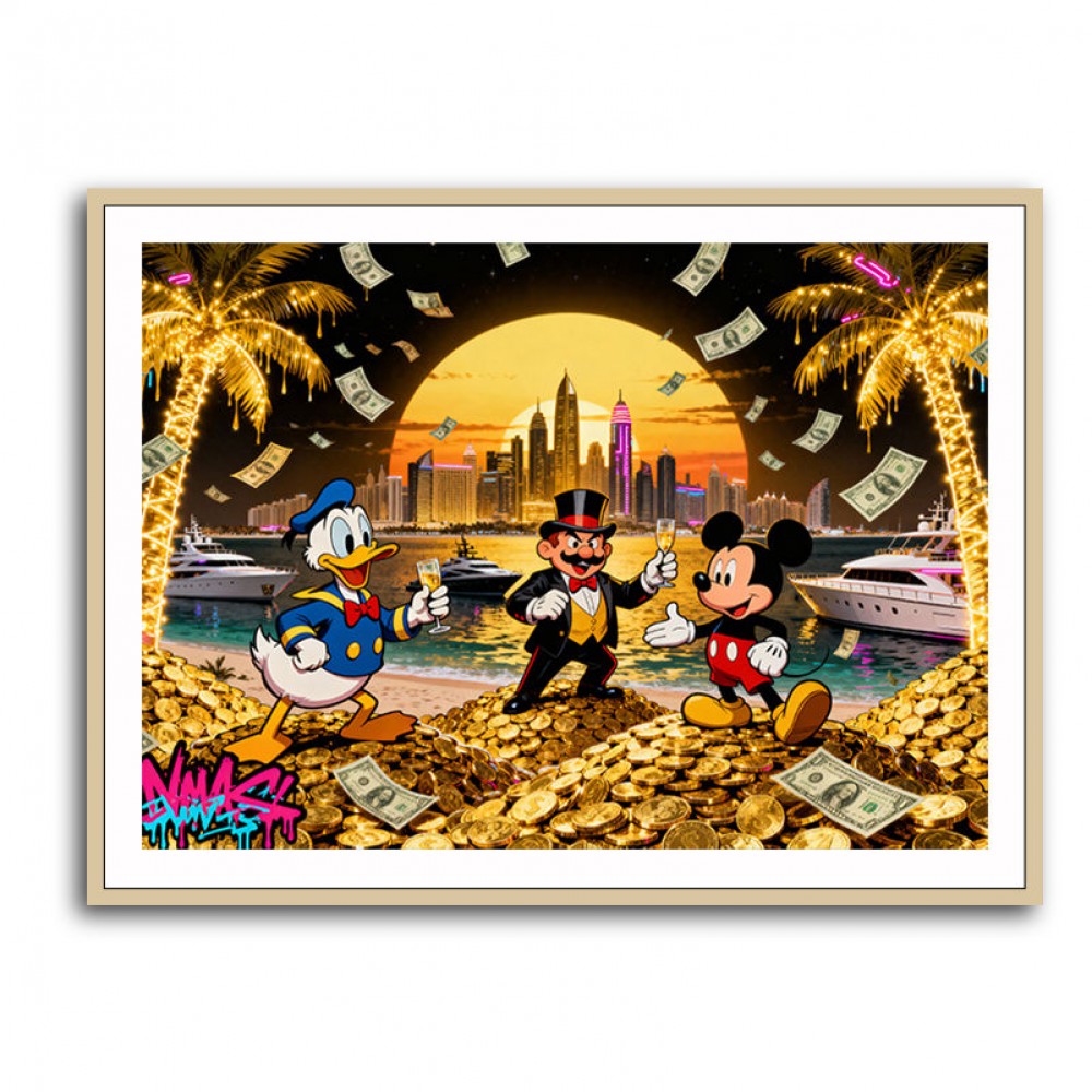 Mirage of Plenty Donald - Monopoly - Micky Wall Art
