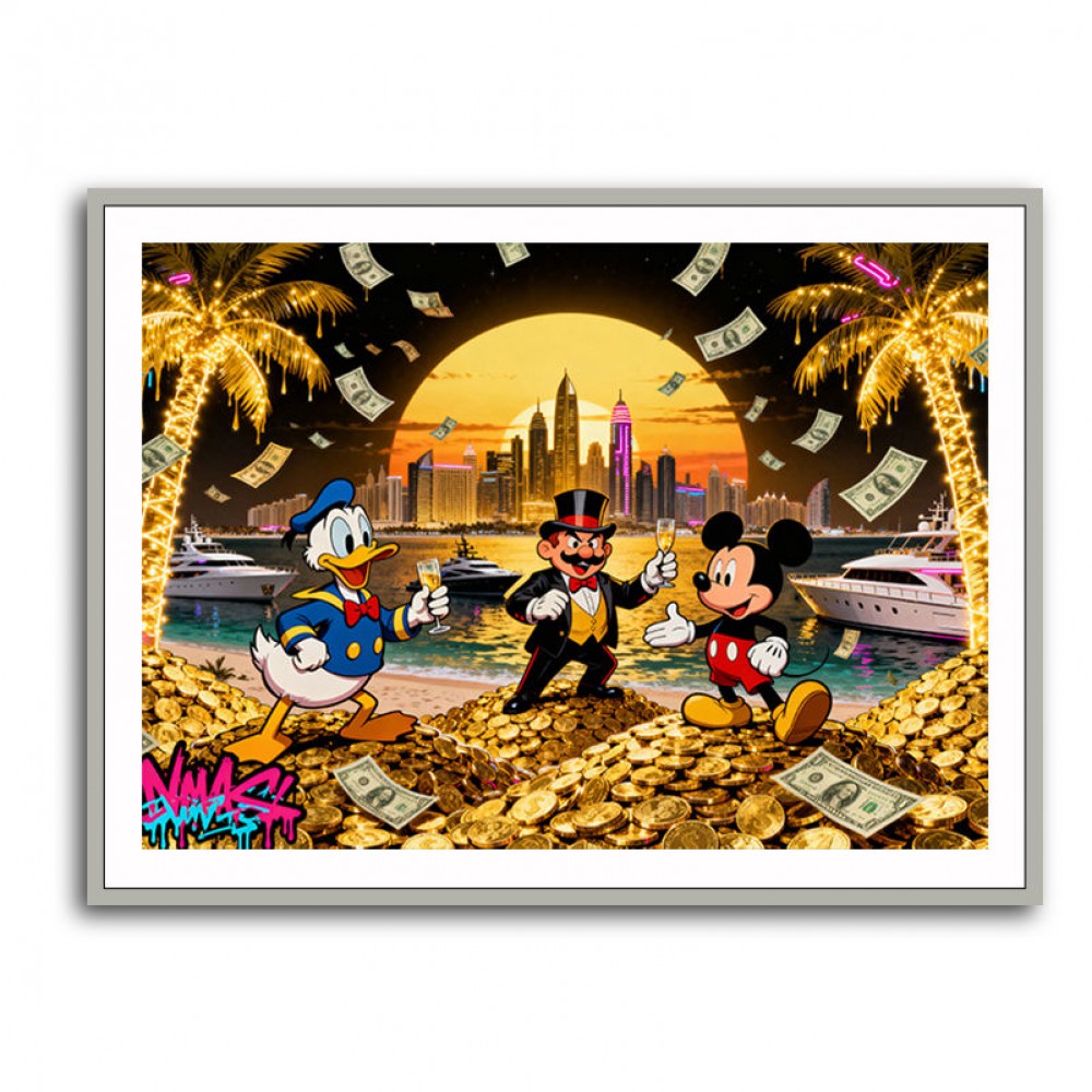 Mirage of Plenty Donald - Monopoly - Micky Wall Art