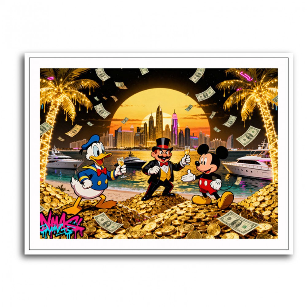 Mirage of Plenty Donald - Monopoly - Micky Wall Art