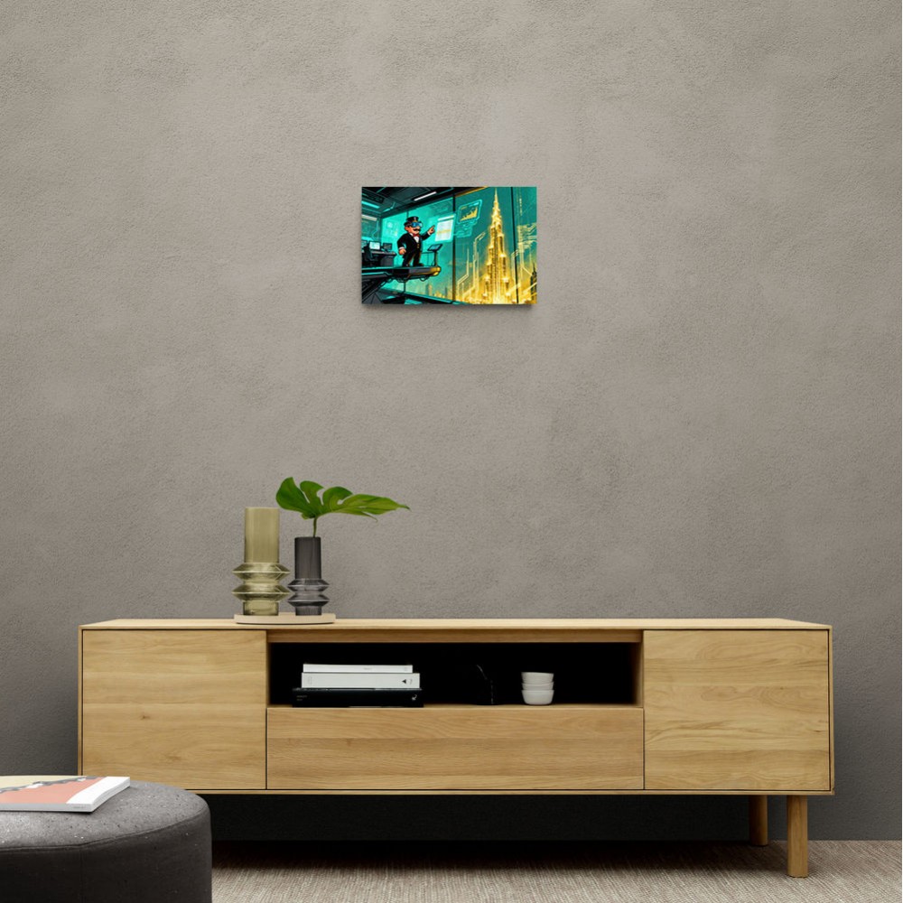 Cathedral of Crypto Code Wall Art