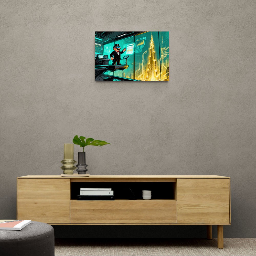 Cathedral of Crypto Code Wall Art