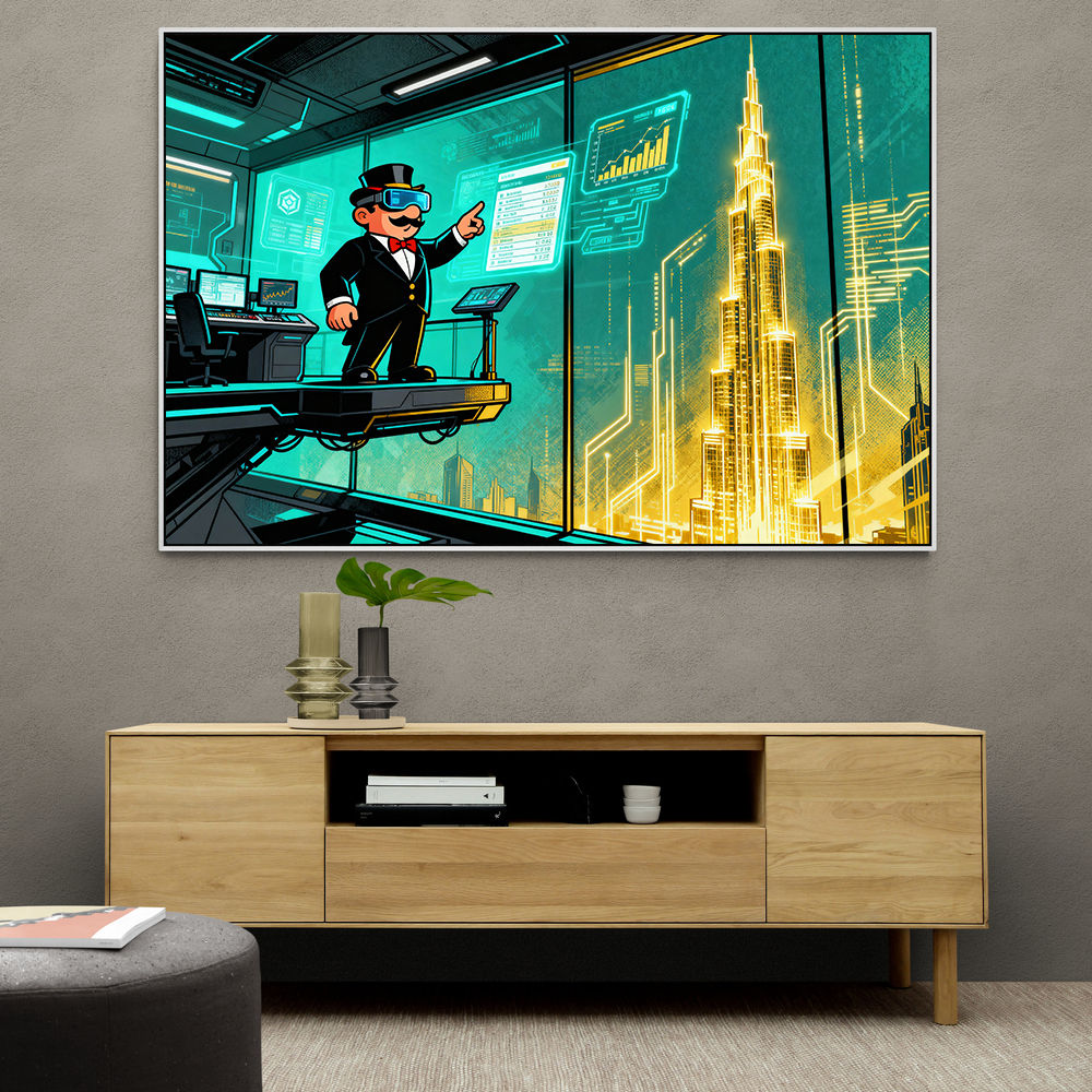 Cathedral of Crypto Code Wall Art
