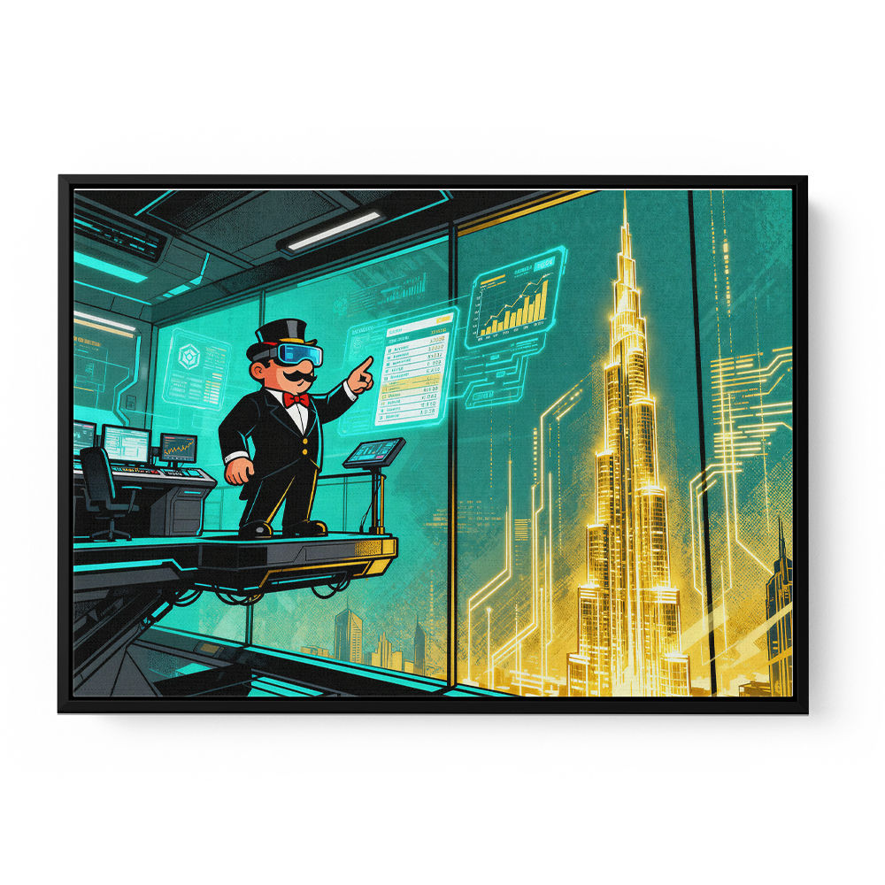 Cathedral of Crypto Code Wall Art