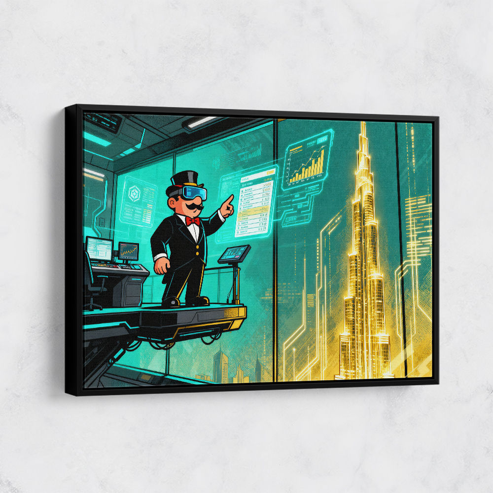 Cathedral of Crypto Code Wall Art