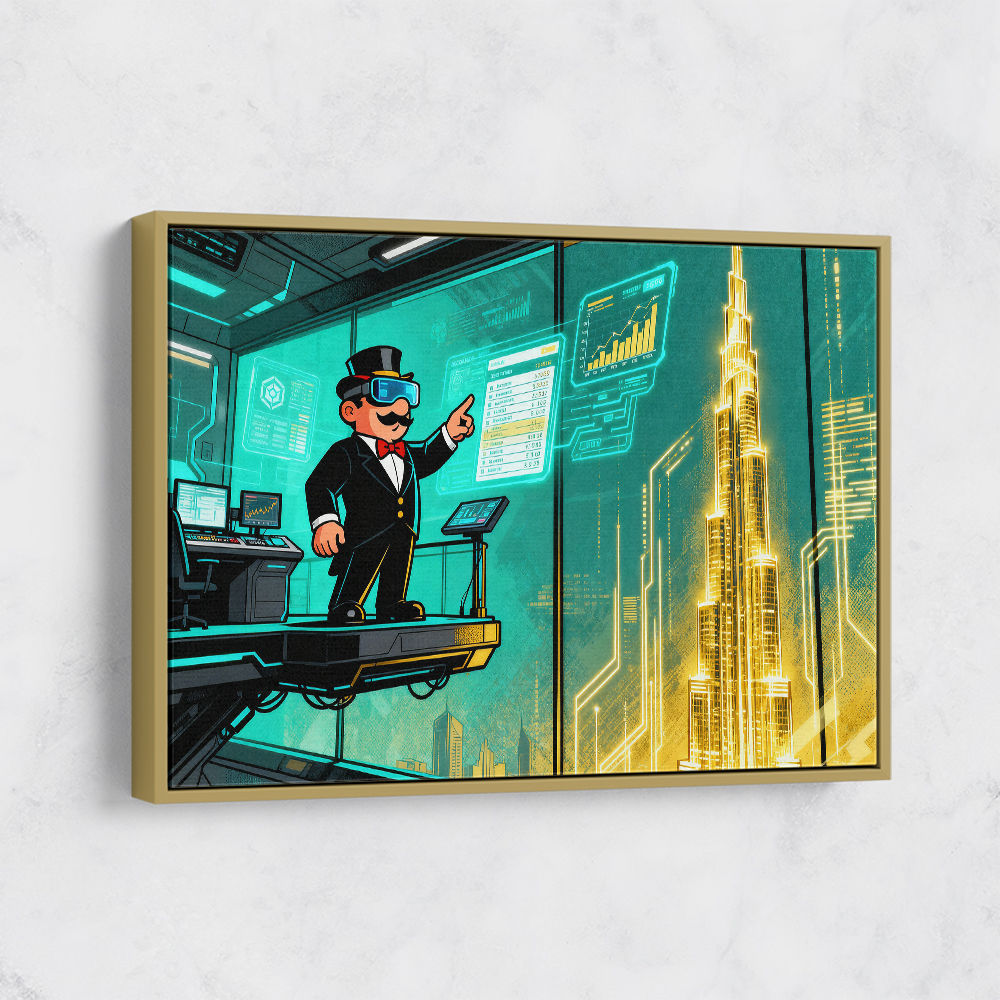 Cathedral of Crypto Code Wall Art