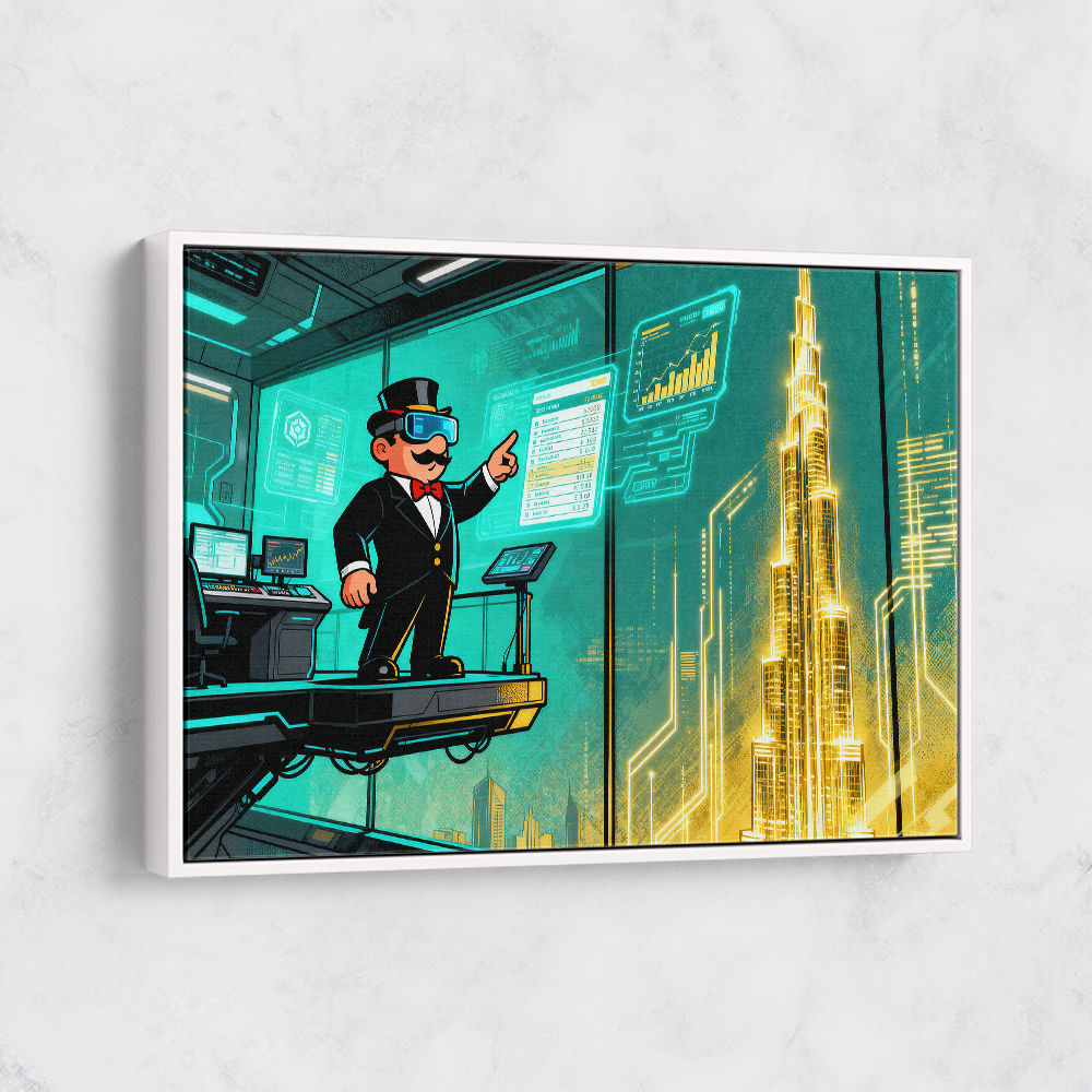 Cathedral of Crypto Code Wall Art