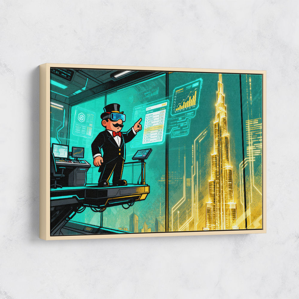 Cathedral of Crypto Code Wall Art