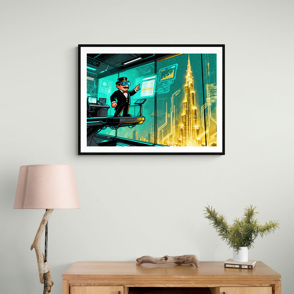 Cathedral of Crypto Code Wall Art