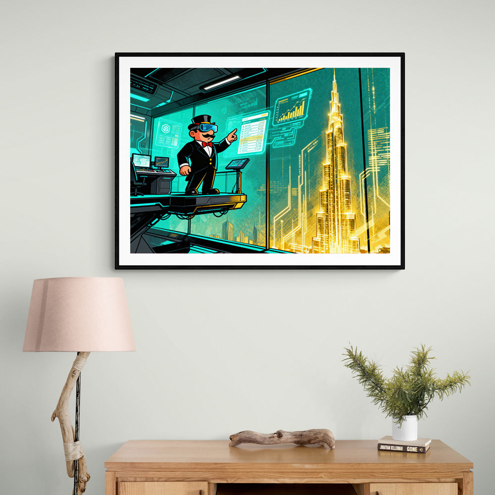 Cathedral of Crypto Code Wall Art