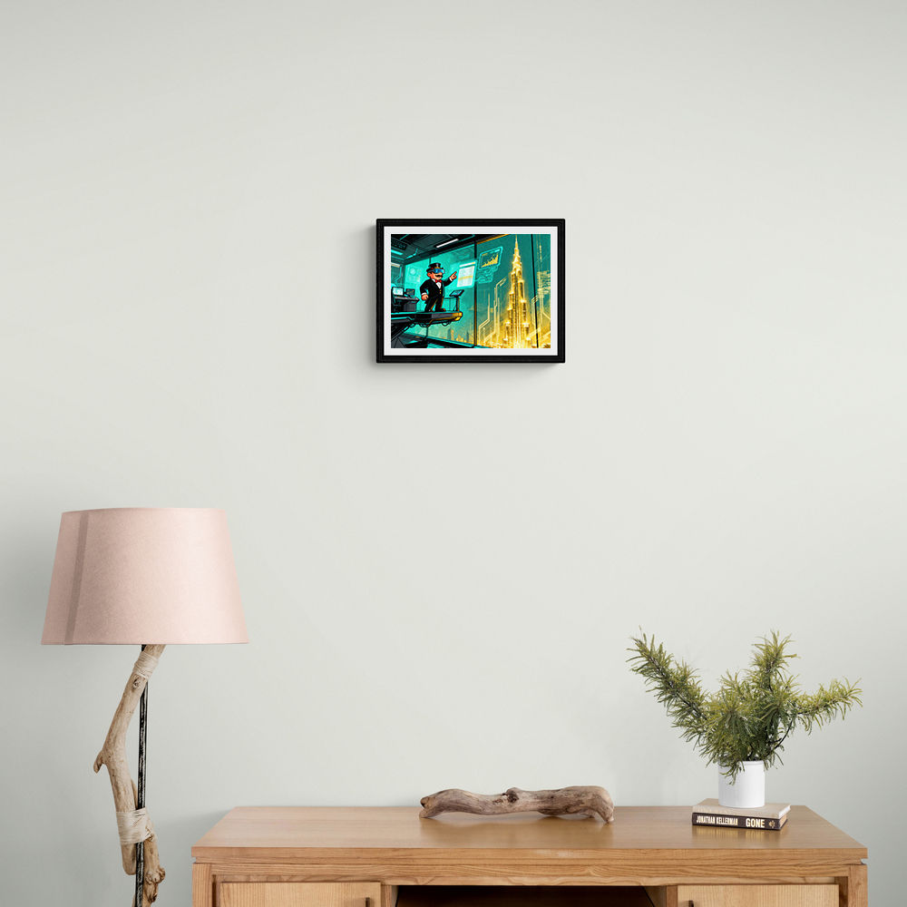 Cathedral of Crypto Code Wall Art