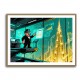 Cathedral of Crypto Code Wall Art