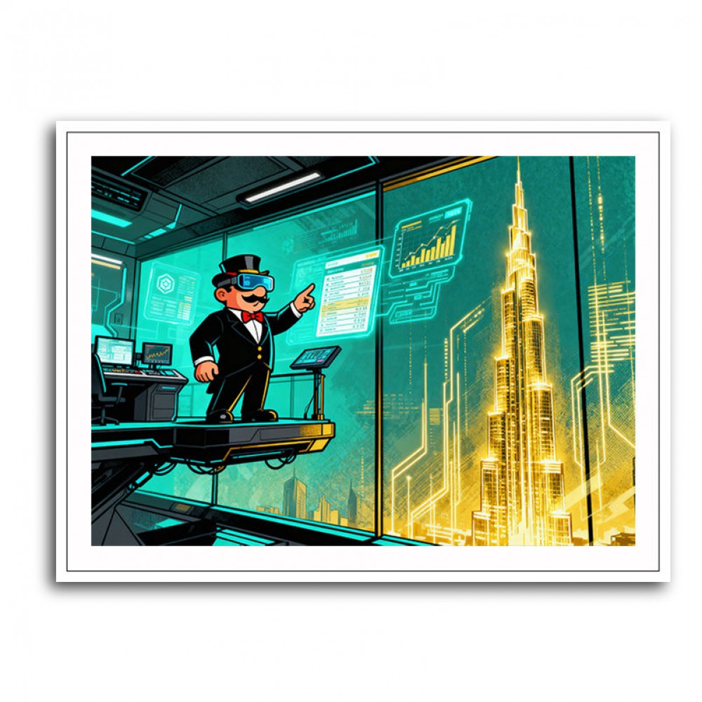 Cathedral of Crypto Code Wall Art