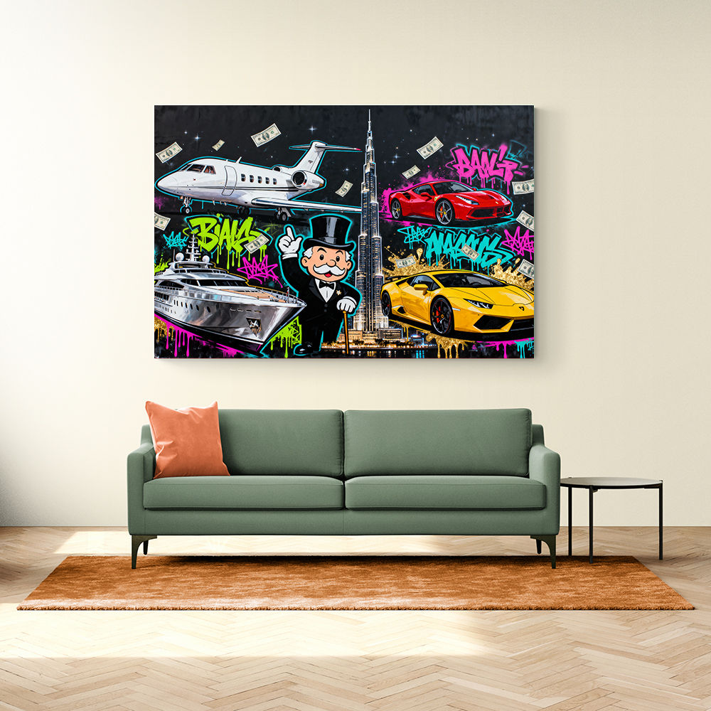 Neon Tycoon Wall Art