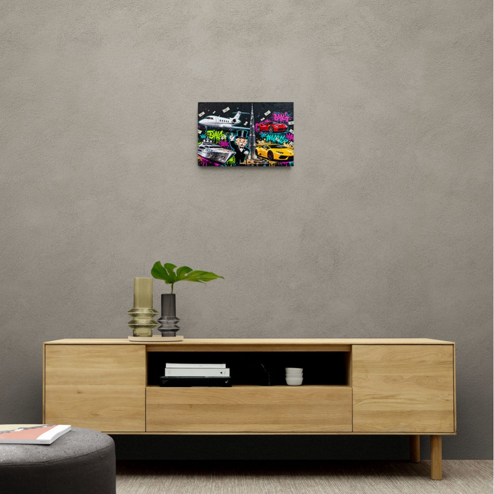 Neon Tycoon Wall Art