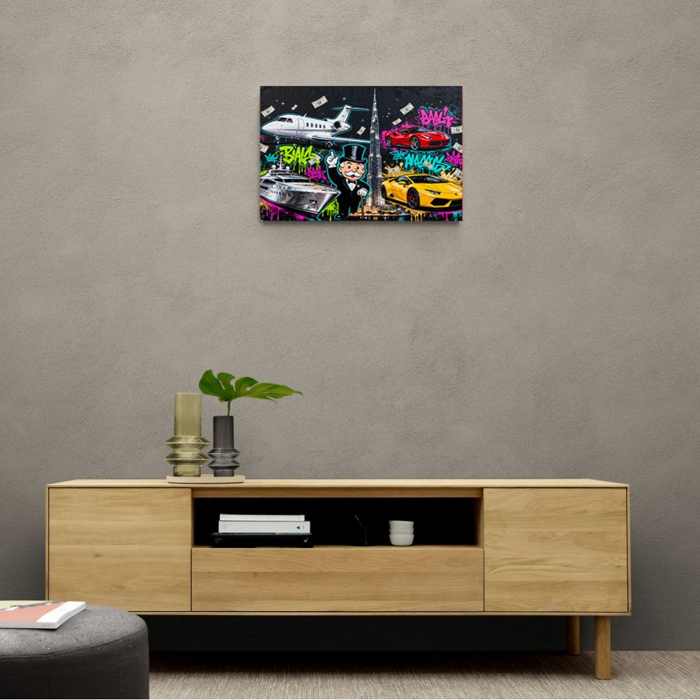 Neon Tycoon Wall Art