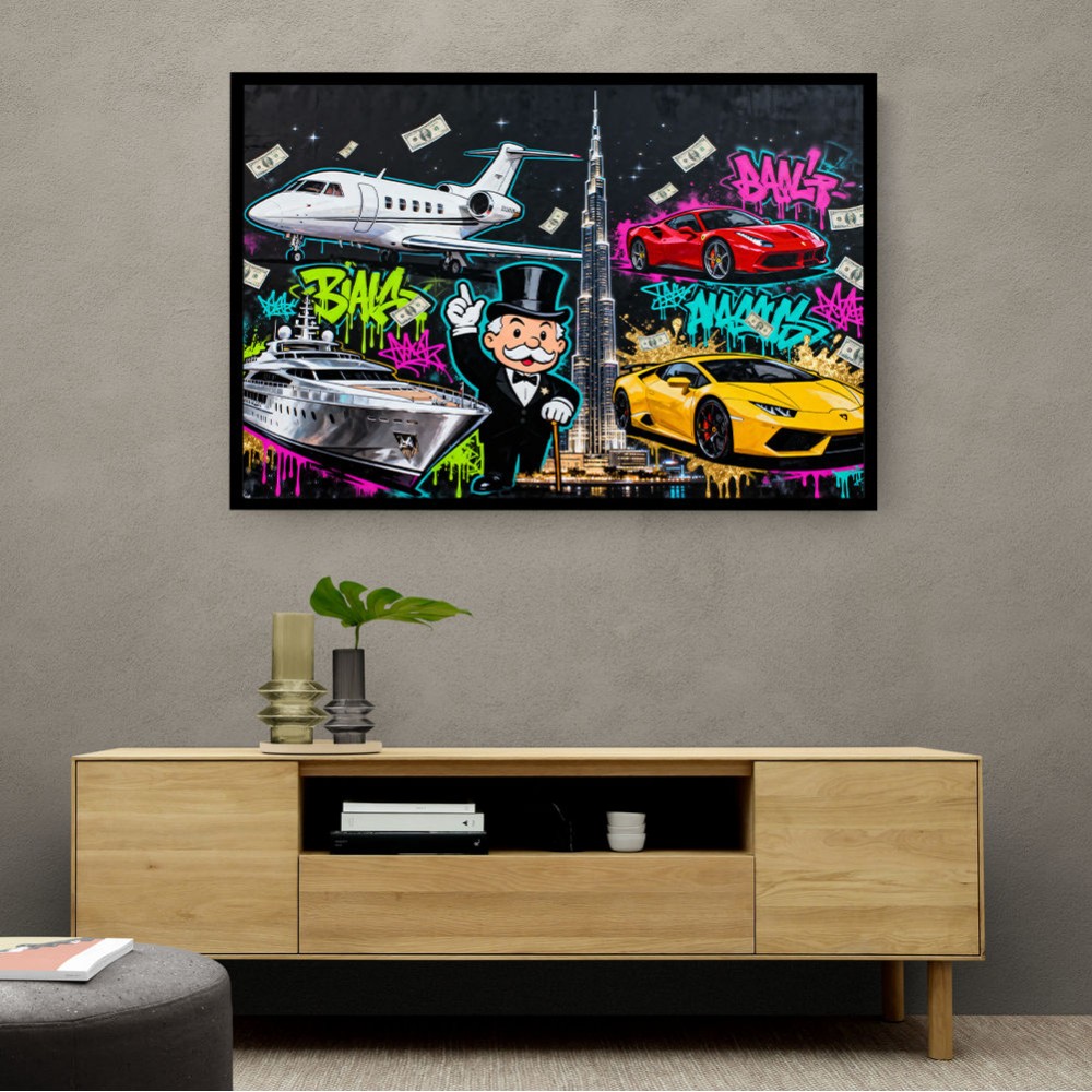 Neon Tycoon Wall Art