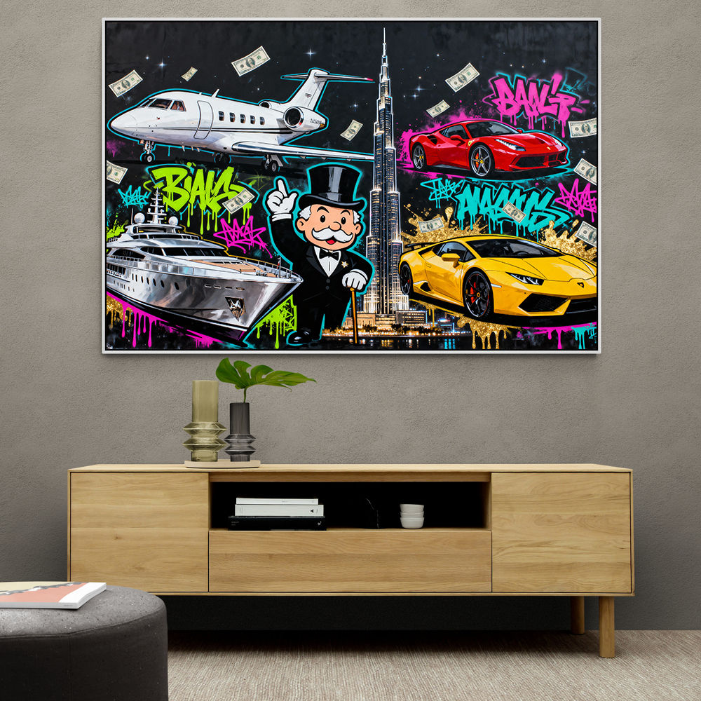 Neon Tycoon Wall Art