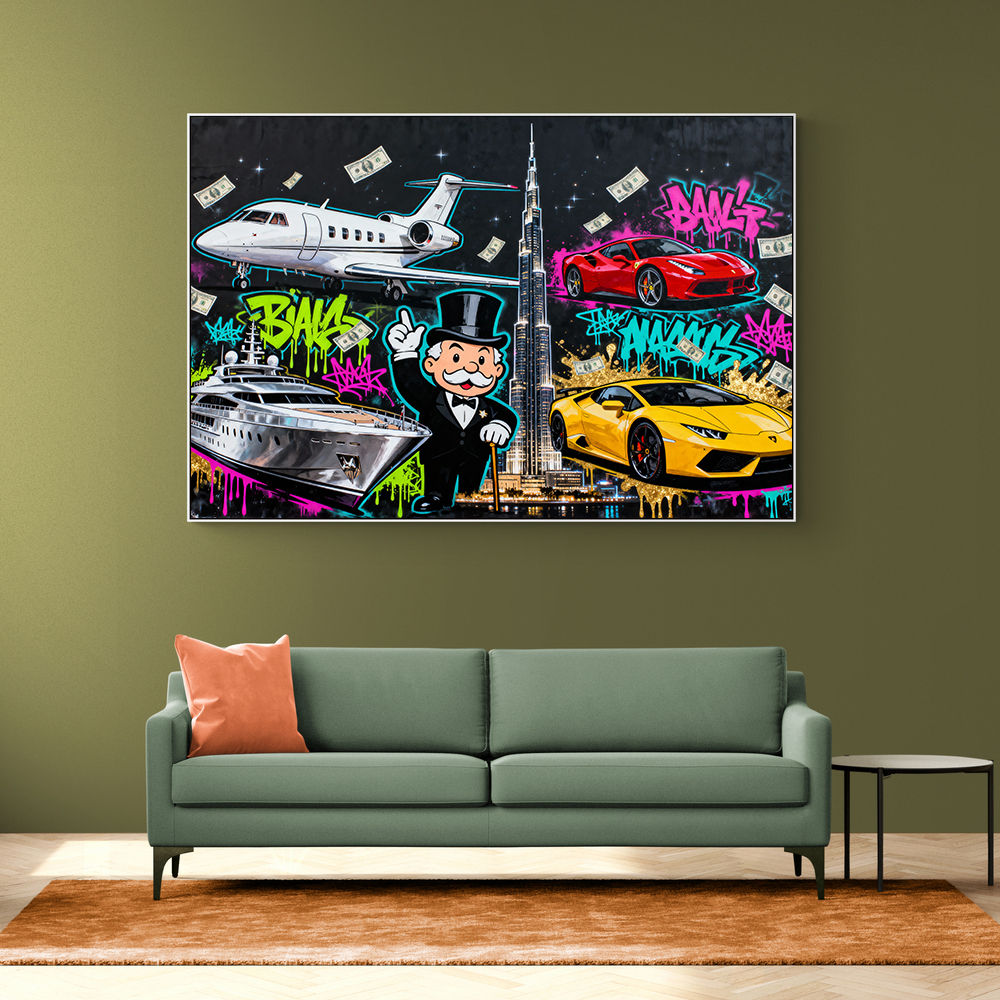 Neon Tycoon Wall Art