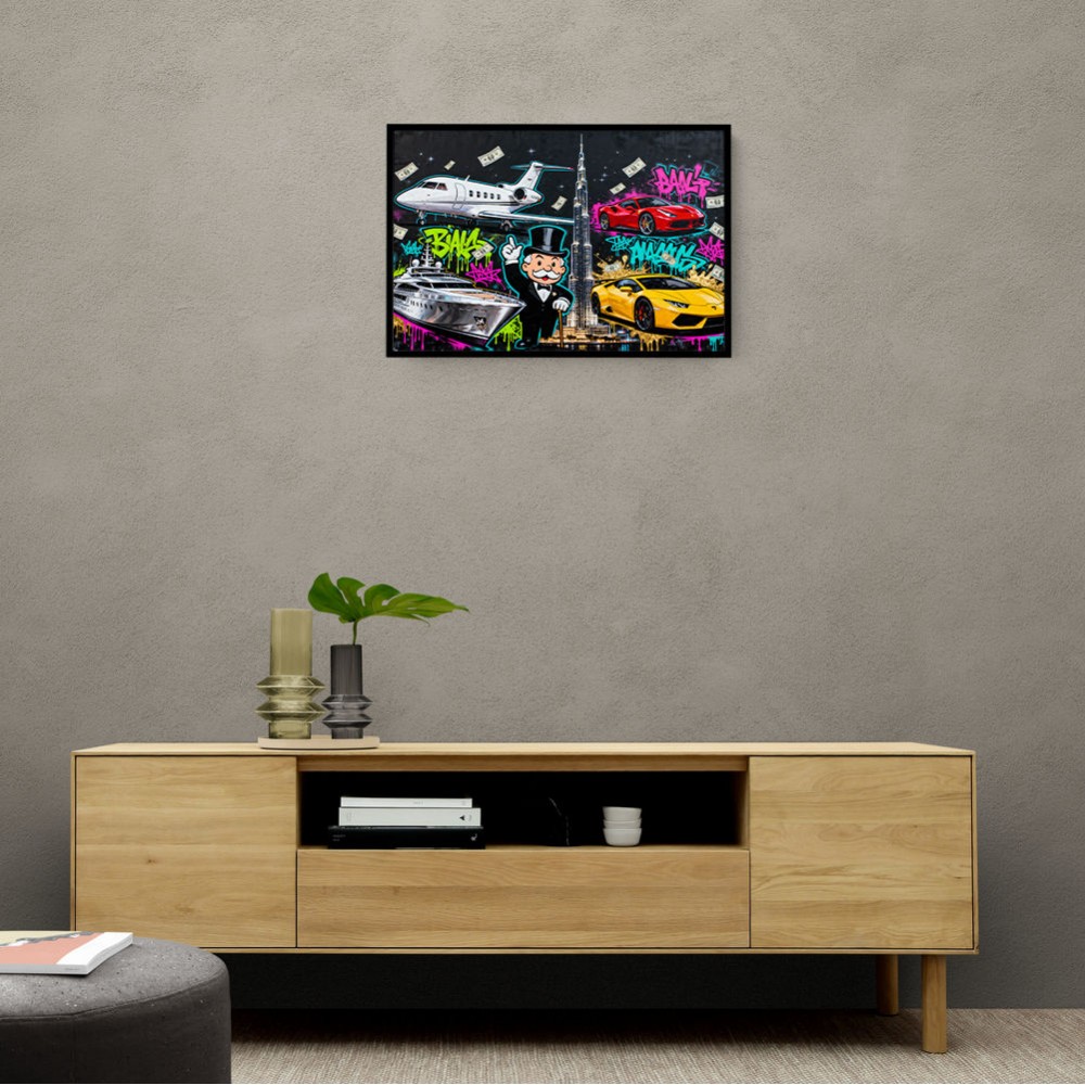 Neon Tycoon Wall Art