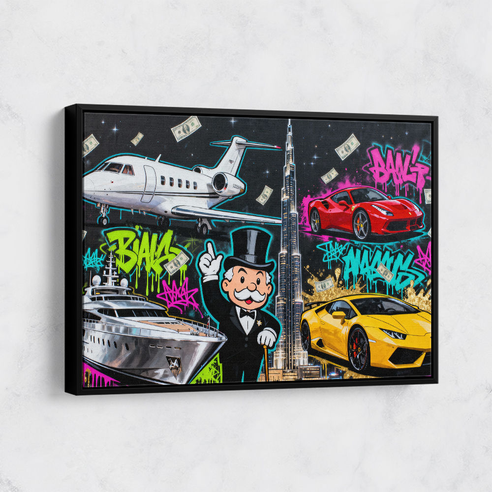 Neon Tycoon Wall Art