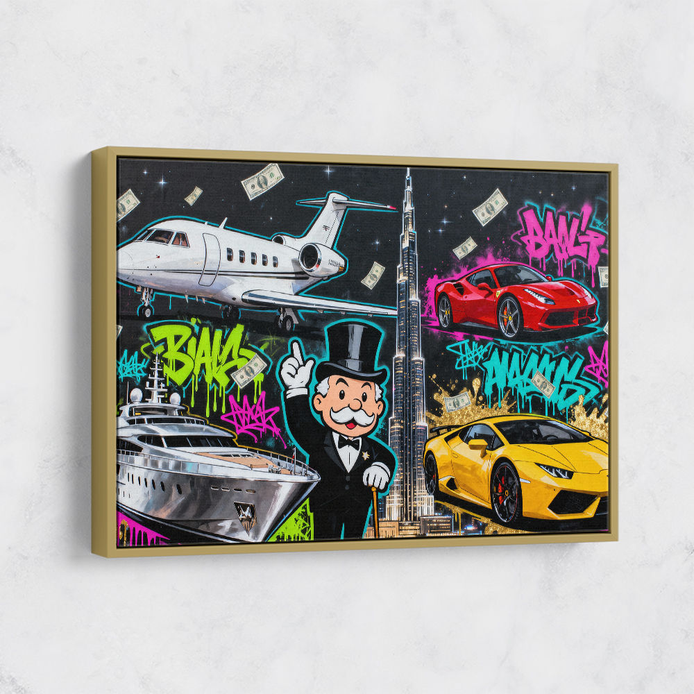 Neon Tycoon Wall Art