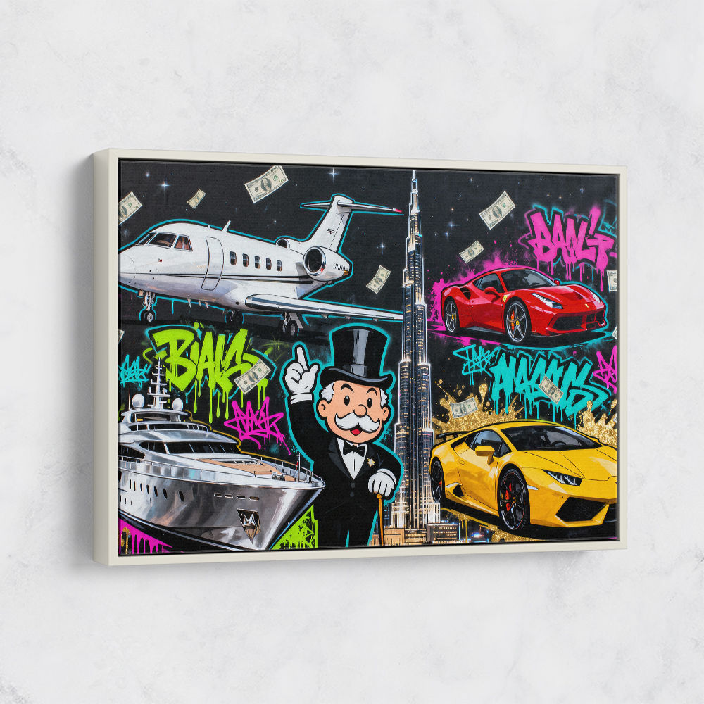 Neon Tycoon Wall Art