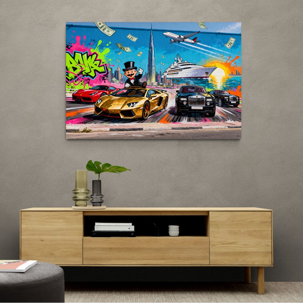 Jetset Mirage Dubai Wall Art