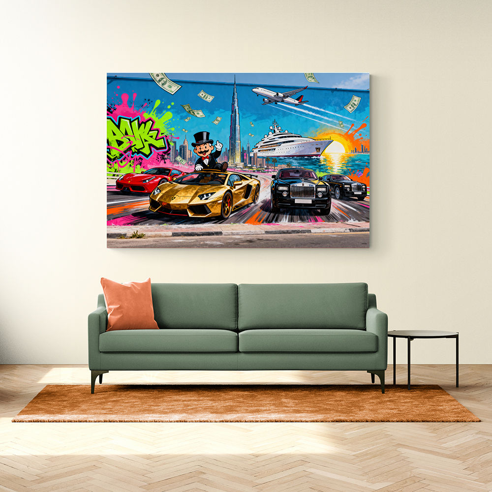Jetset Mirage Dubai Wall Art
