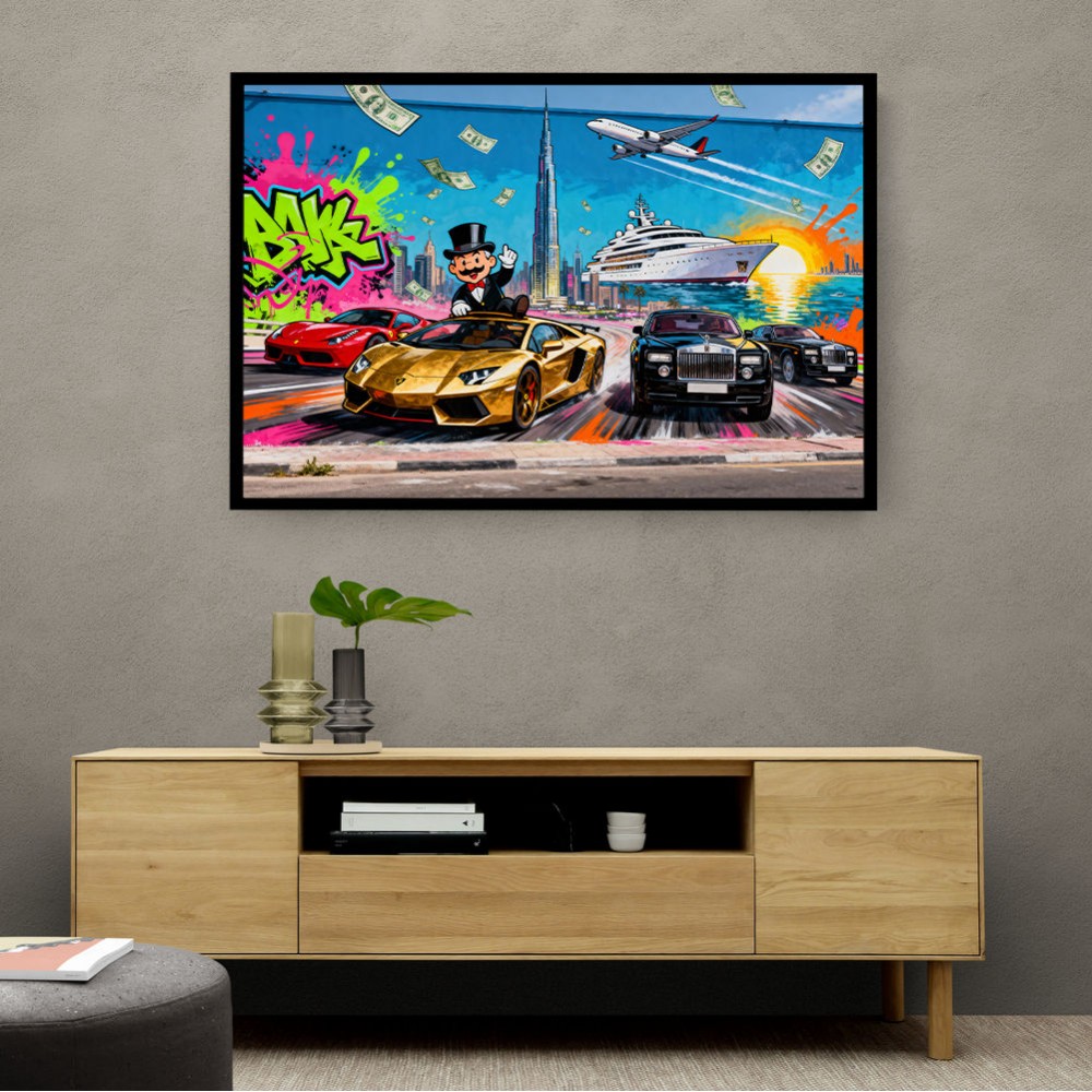 Jetset Mirage Dubai Wall Art