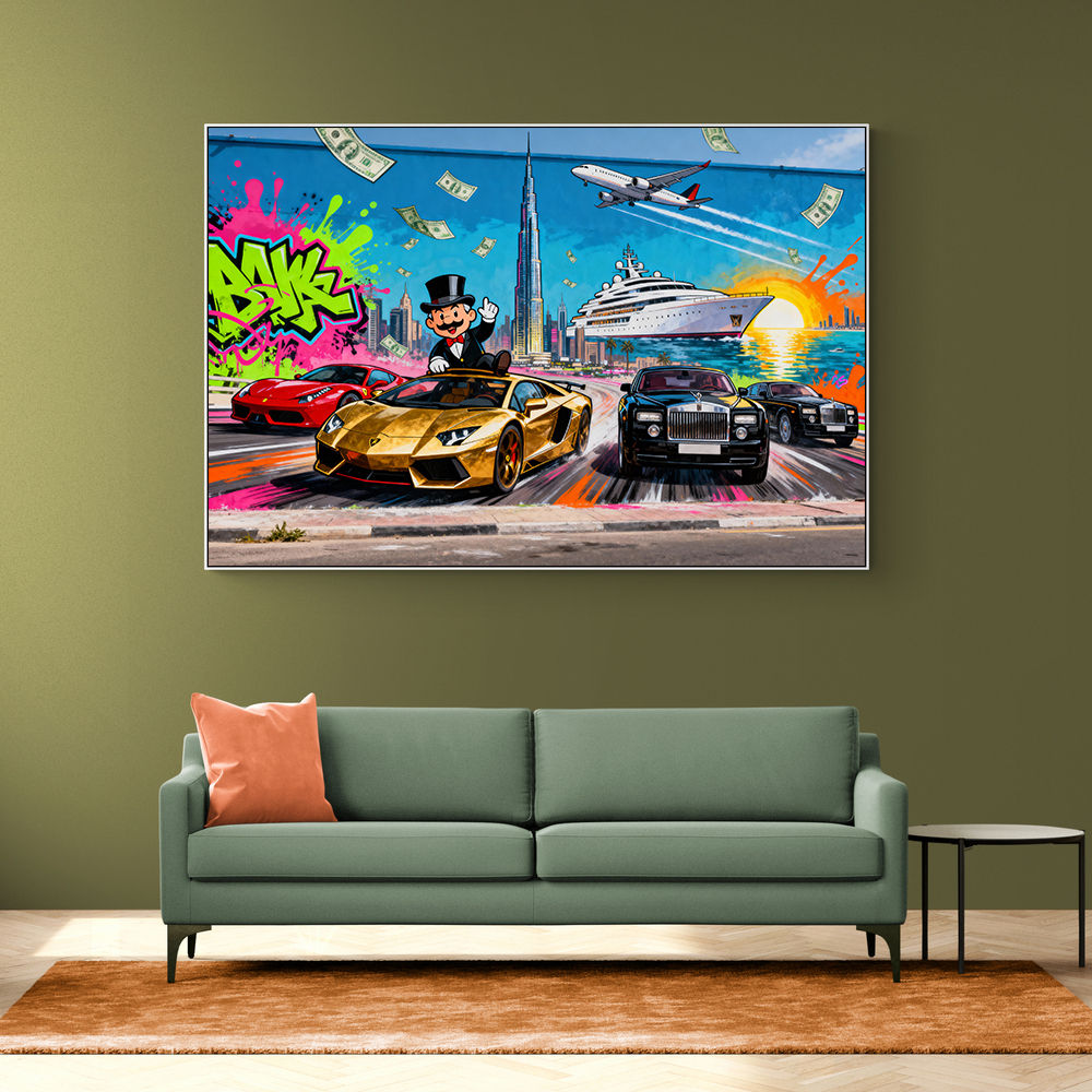 Jetset Mirage Dubai Wall Art