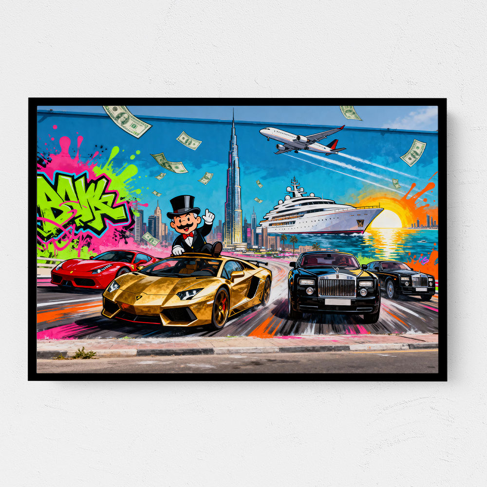 Jetset Mirage Dubai Wall Art