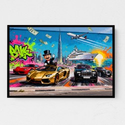 Jetset Mirage Dubai Wall Art