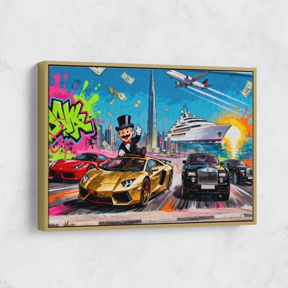Jetset Mirage Dubai Wall Art