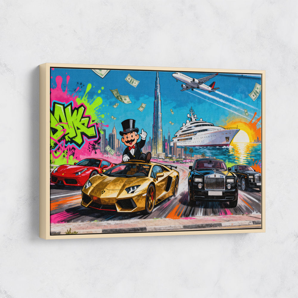 Jetset Mirage Dubai Wall Art