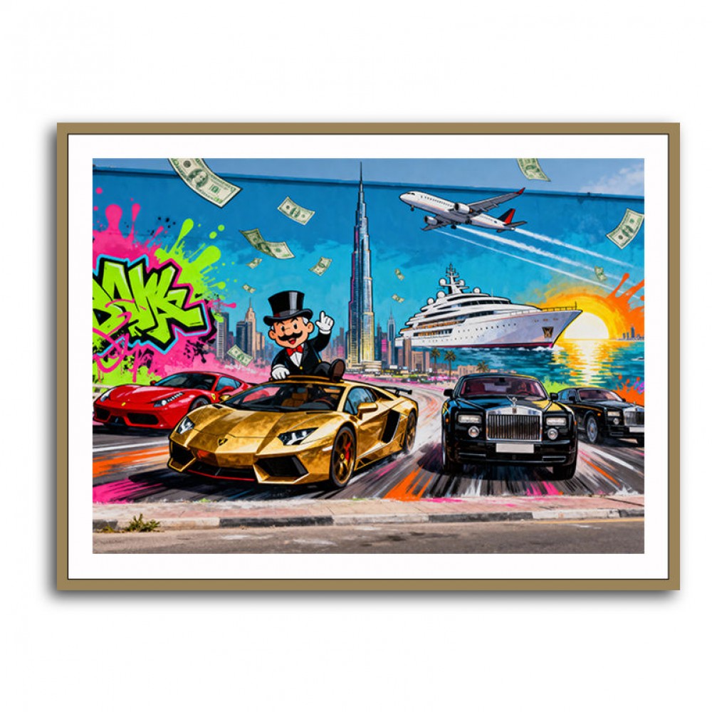 Jetset Mirage Dubai Wall Art