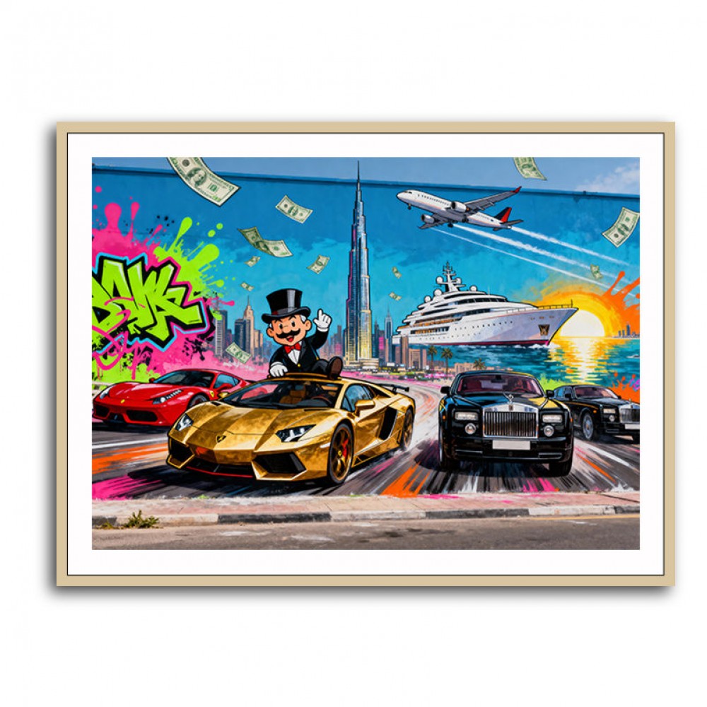 Jetset Mirage Dubai Wall Art
