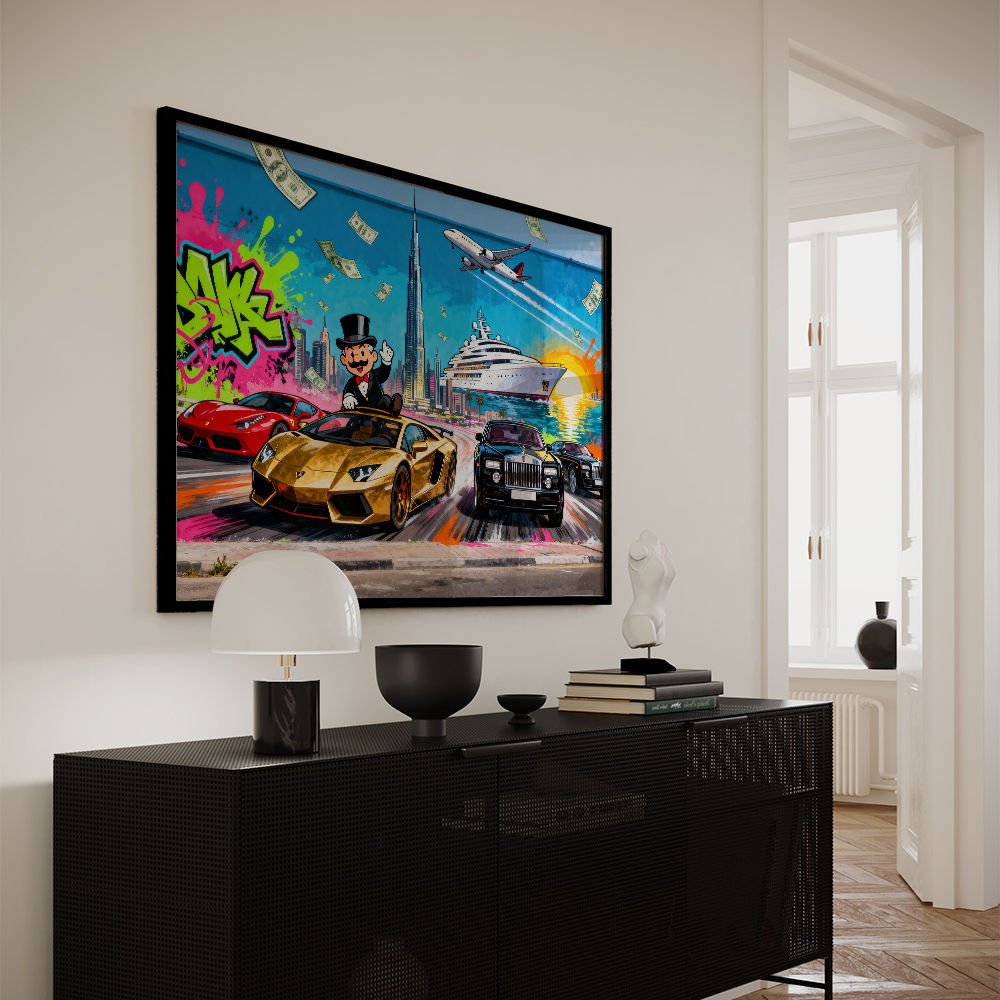 Jetset Mirage Dubai Wall Art