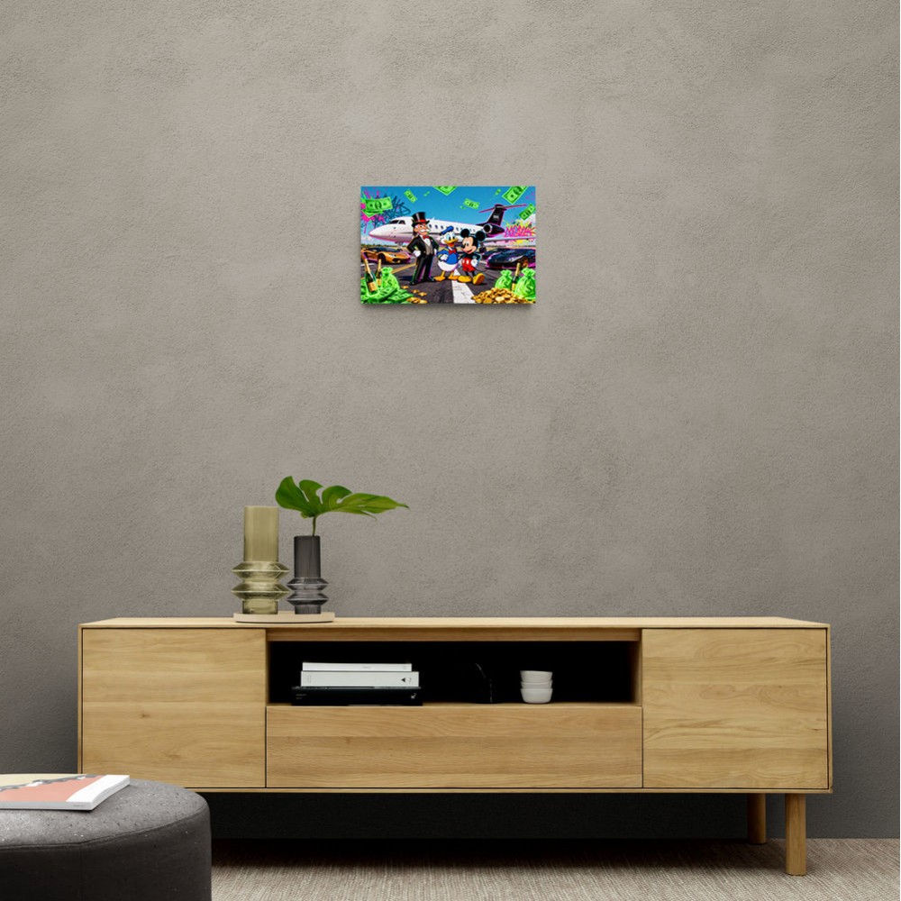 Gilded Tarmac Wall Art